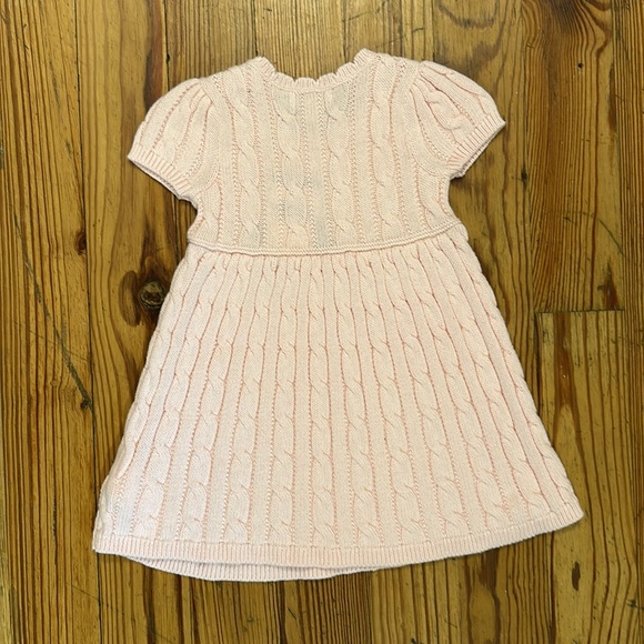 NWT Ralph Lauren Short Sleeve Cable Knit Sweater Dress - Picture 2 of 3